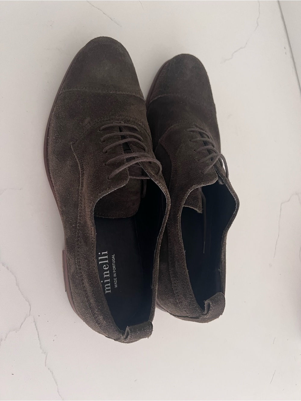 Men’s Minelli Suede Lace-Up Derby Shoes